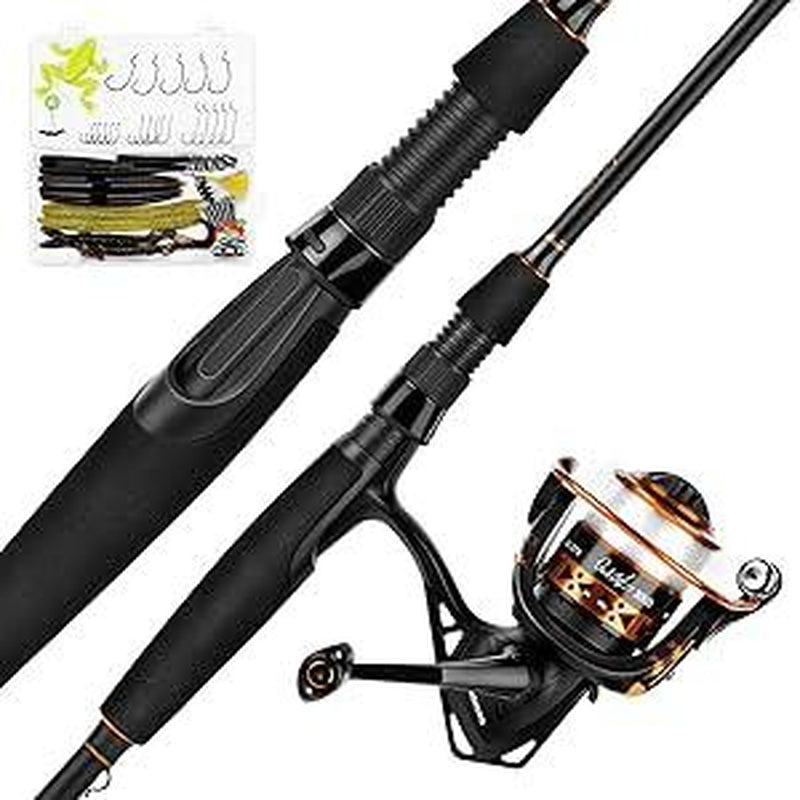 Kastking Brent Chapman Casting Rod and Reel Combo, Tailored Tackle Kits, IM6 Graphite 2Pc Blanks, 5.2:1 Gear Ratio, 9 + 1/5 + 1 Ball Bearings, Stainless Steel Guides, EVA Handles