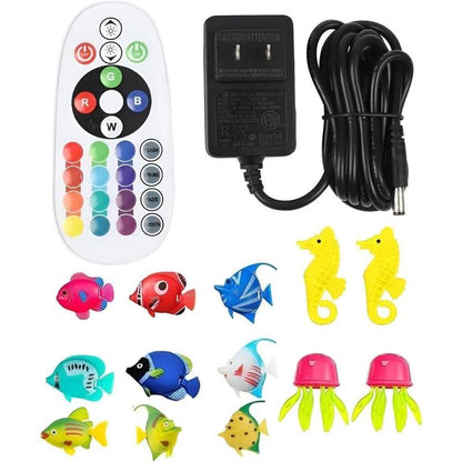 4FT Sensory Bubble Tube Night Lamp, LED Water Fish Lamp for with , Calming Light for Adults, Bedroom Living Room Decor