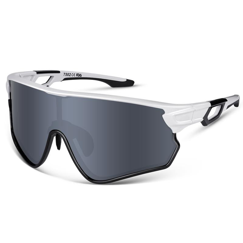 BEACOOL Polarized Sports Sunglasses for Men Women Youth Baseball Fishing Cycling Running Hiking Motorcycle Tac Glasses UV400 Sports Goggles