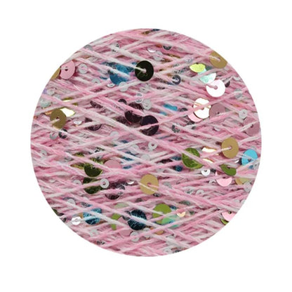 Sequins Yarn DIY for Woman Woollen Sweater Hat Scarf COOMAMUU