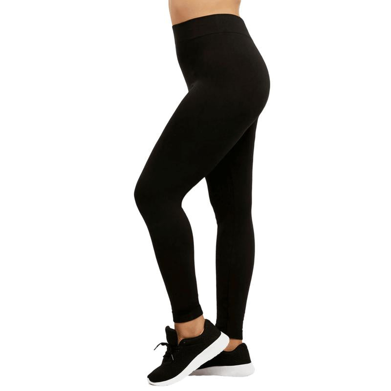 3 Pack Women' Fleece Leggings plus Size High Waist Seamless No See-Through Workout Running Yoga Pants Tummy Control Warm Spring Fall Winter Activewear