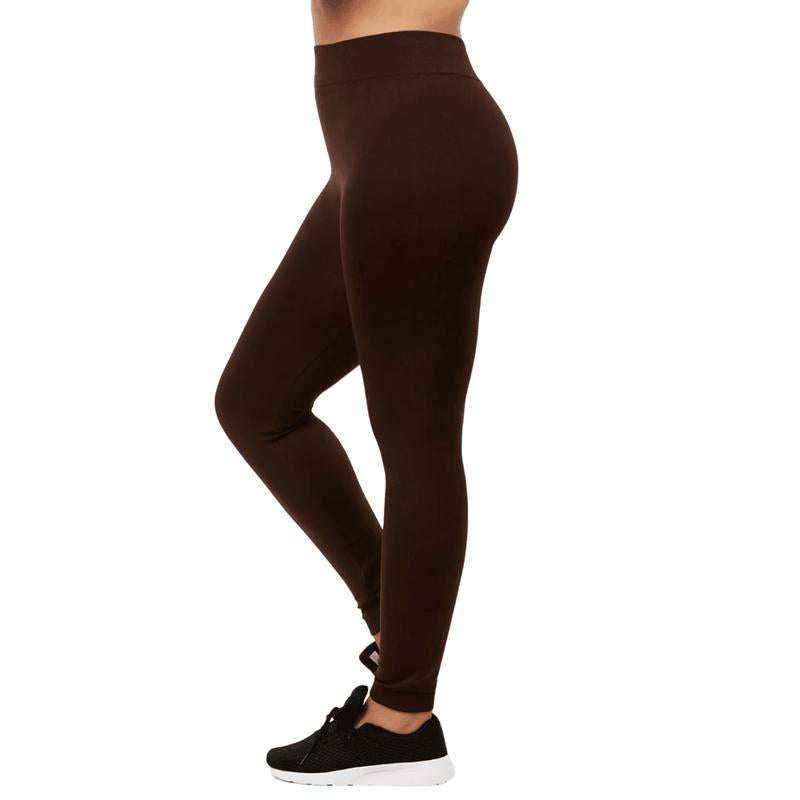 3 Pack Women' Fleece Leggings plus Size High Waist Seamless No See-Through Workout Running Yoga Pants Tummy Control Warm Spring Fall Winter Activewear