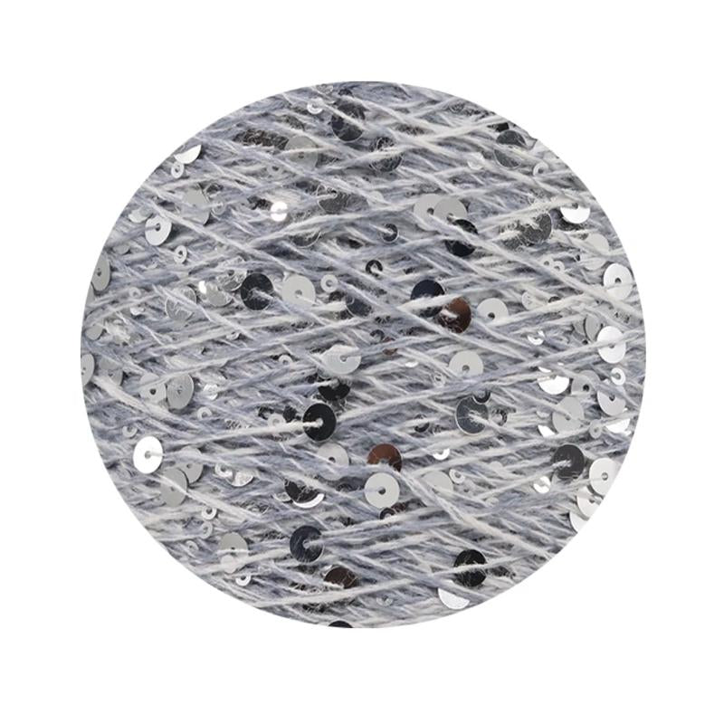 Sequins Yarn DIY for Woman Woollen Sweater Hat Scarf COOMAMUU