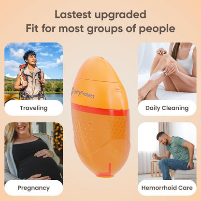 Portable Travel Bidet – USB Rechargeable, IPX7 Waterproof Electric Handheld Bidet Sprayer, Eco-Friendly Personal Hygiene Device for Travel, Camping, and Home Use