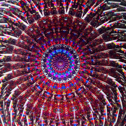 Morlenscope 6" Seagrass Kaleidoscope for Adults - with 2 Pieces 6" Glitter Wand,Handmade Tiffany Stained Glass Kaleidoscope,Classy Gift Box,Special Birthday Gift,Anniversary Wedding Gift