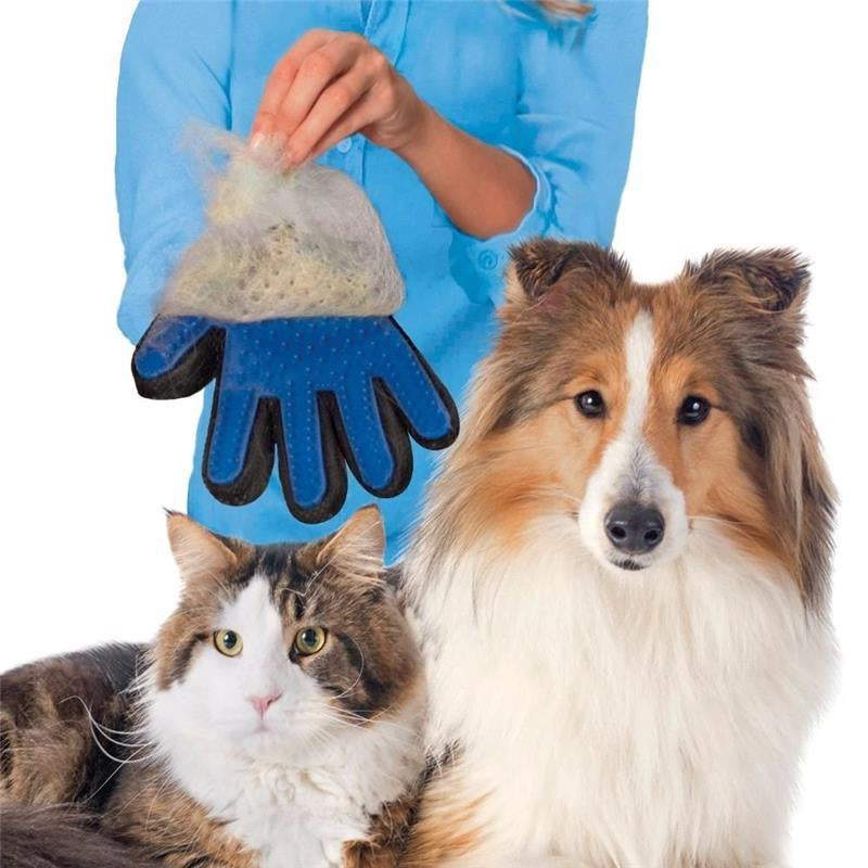 Cat Grooming Gloves for Cats Wool Glove Pet Hair Deshedding Brush Comb Glove for Pet Dog Cleaning Massage Glove for Animal