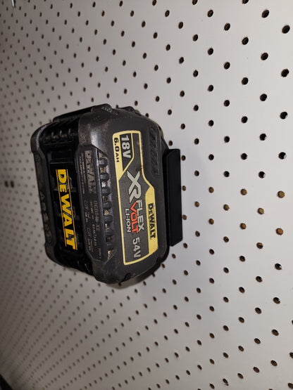 3D Printed Dewalt Battery Wall Mount Holder (Small - Flat)