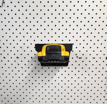3D Printed Dewalt Battery Wall Mount Holder (Large - Angled)