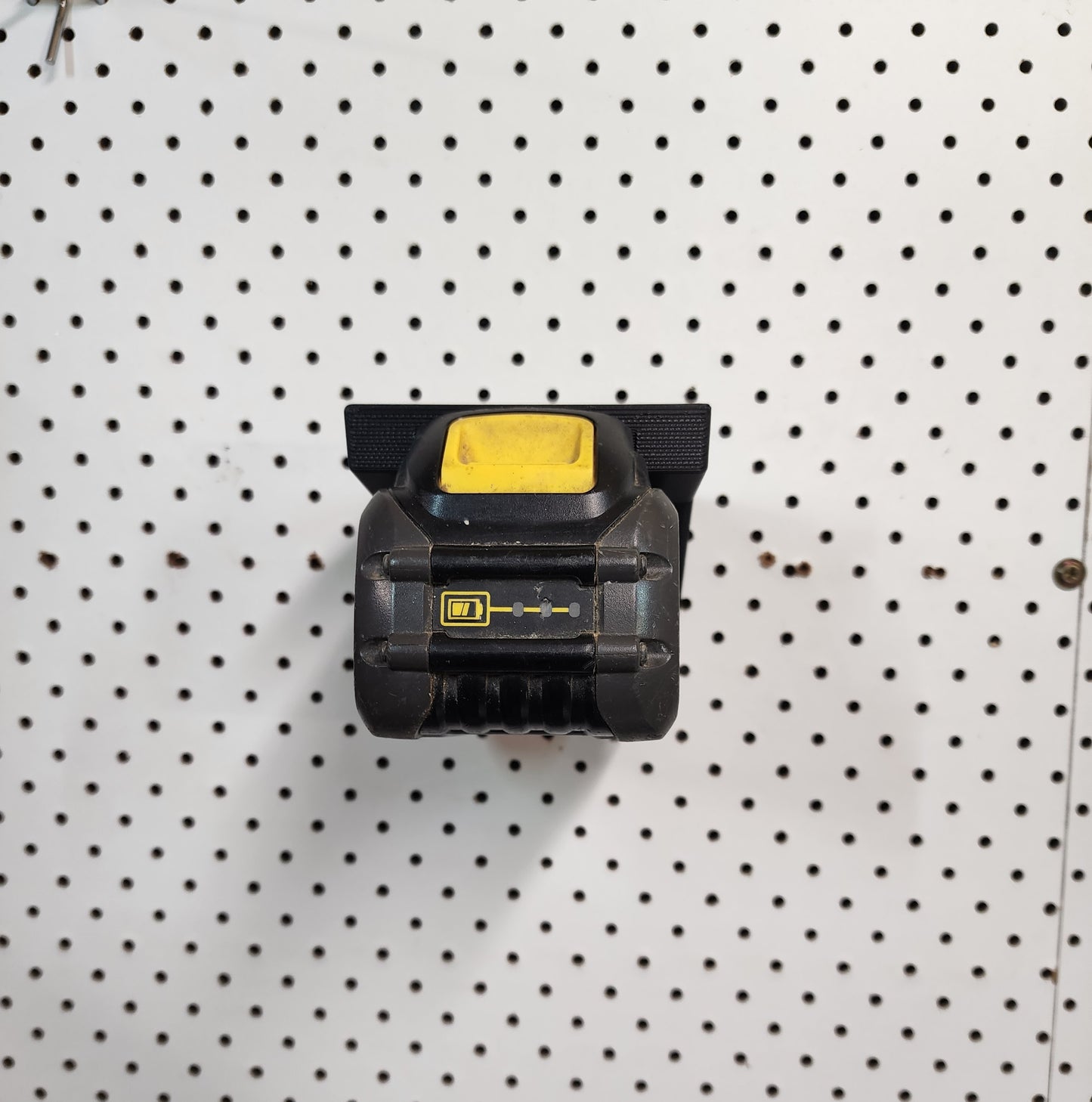 3D Printed Dewalt Battery Wall Mount Holder (Large - Angled)
