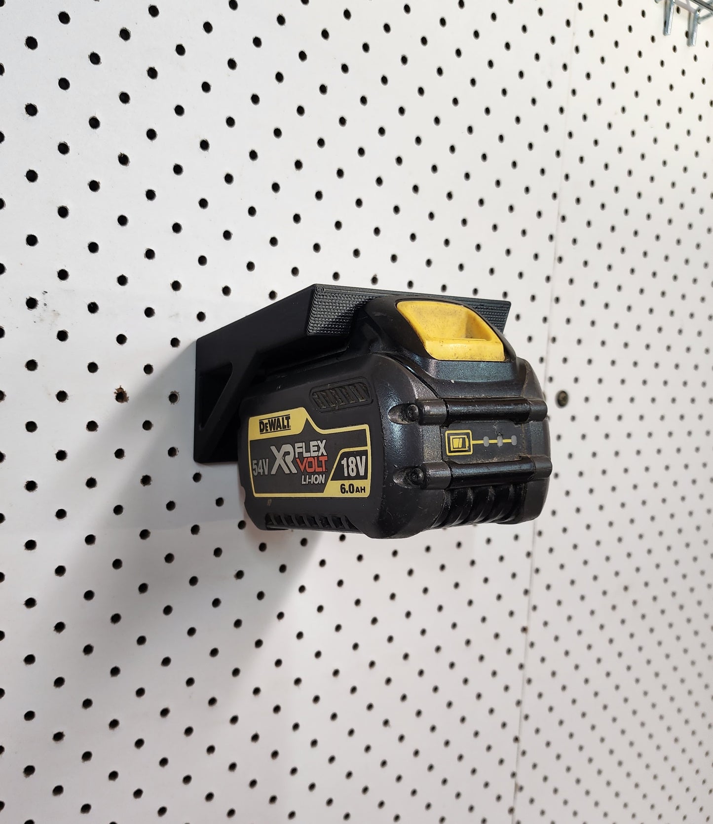 3D Printed Dewalt Battery Wall Mount Holder (Large - Angled)