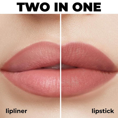 LAMEL Matte Gel Lip Liner Pencil | Weightless&Creamytexture - Sharpenable - Longwear & Waterproof - High Pigmented & Flawless Finish - Moisturizing - Cruelty-Free & Paraben-Free Eyeliner Lipliner Makeup Cosmetic