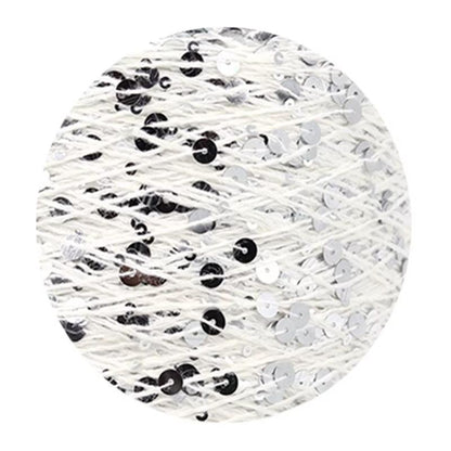 Sequins Yarn DIY for Woman Woollen Sweater Hat Scarf COOMAMUU