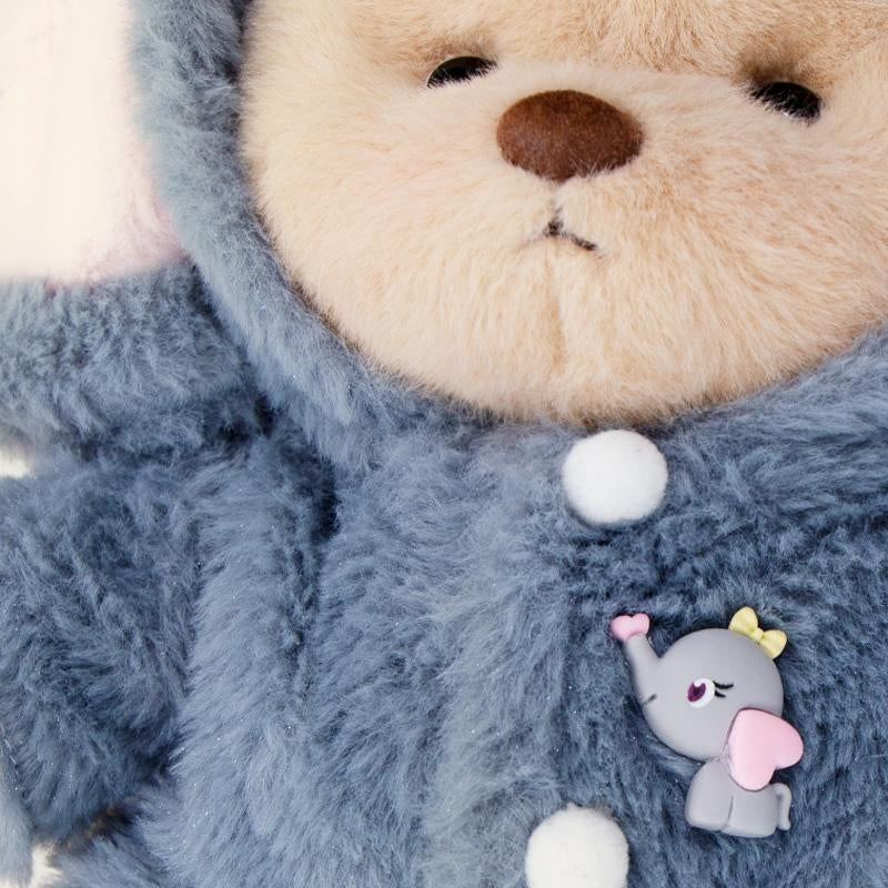 Getahug Fluffy Little Elephant Bear | Handmade Jointed Teddy Bear Gift
