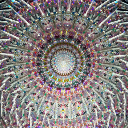 Morlenscope 6" Seagrass Kaleidoscope for Adults - with 2 Pieces 6" Glitter Wand,Handmade Tiffany Stained Glass Kaleidoscope,Classy Gift Box,Special Birthday Gift,Anniversary Wedding Gift