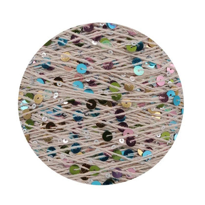 Sequins Yarn DIY for Woman Woollen Sweater Hat Scarf COOMAMUU