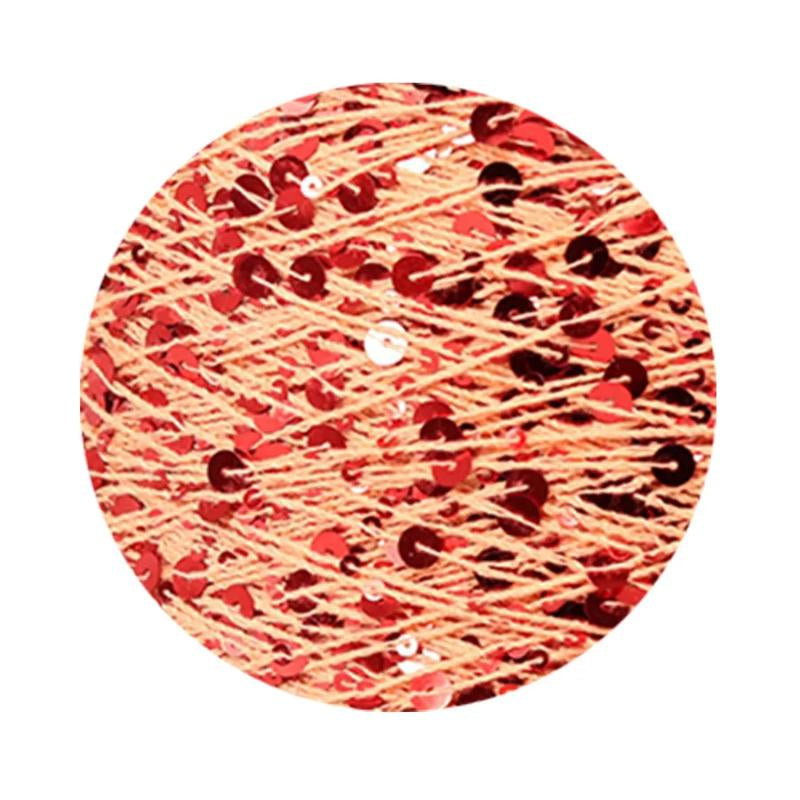 Sequins Yarn DIY for Woman Woollen Sweater Hat Scarf COOMAMUU