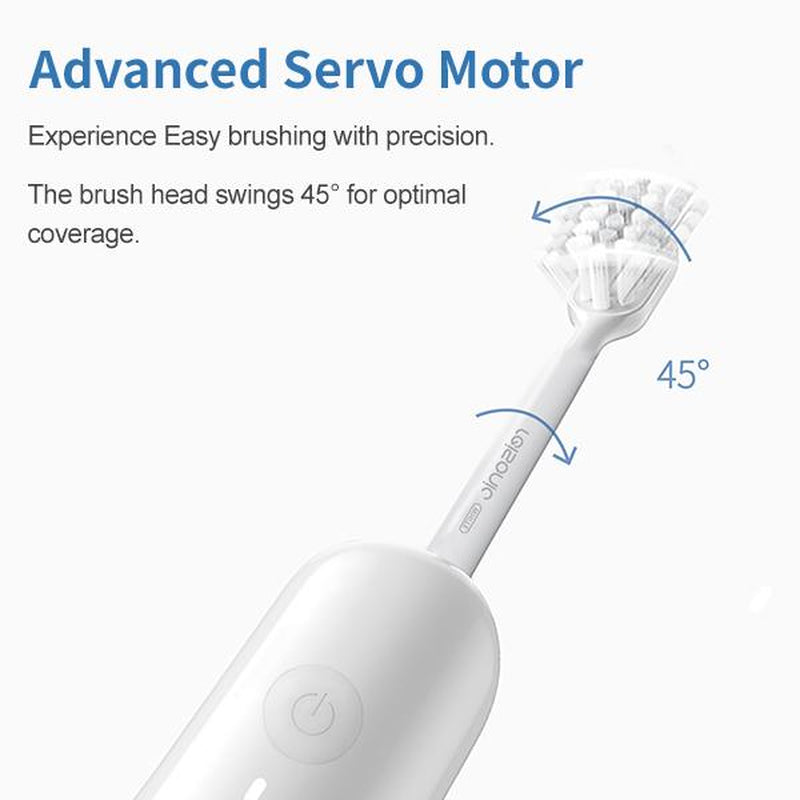 Reisonic Sonic-Sweep Oscillating Electric Toothbrush, Oscillation & Vibration, IPX7 Waterproof,45-Day Battery Electric Toothbrush Whitening, Gum Care & Plaque Removal for Adults with 3 Brush Head