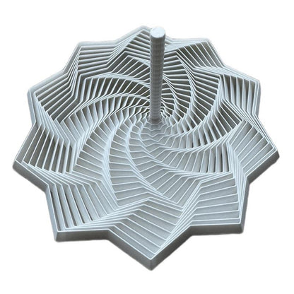 Starspin Morphing Fidget Desk Toy - Unique Geometric Design for Stress Relief and Focus Enhancement - USA Made - Hypnotic Pattern Shift - 360° Movement - Lightweight & Durable - 6X6X5 Inches