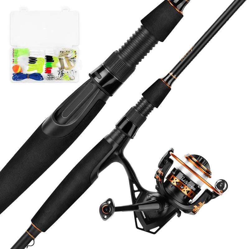 Kastking Brent Chapman Casting Rod and Reel Combo, Tailored Tackle Kits, IM6 Graphite 2Pc Blanks, 5.2:1 Gear Ratio, 9 + 1/5 + 1 Ball Bearings, Stainless Steel Guides, EVA Handles