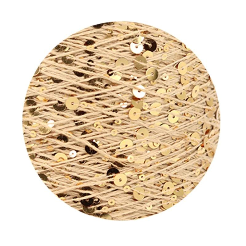Sequins Yarn DIY for Woman Woollen Sweater Hat Scarf COOMAMUU
