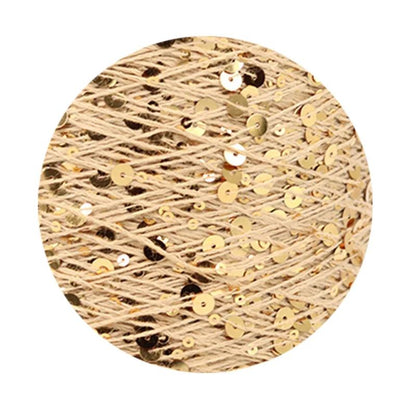 Sequins Yarn DIY for Woman Woollen Sweater Hat Scarf COOMAMUU