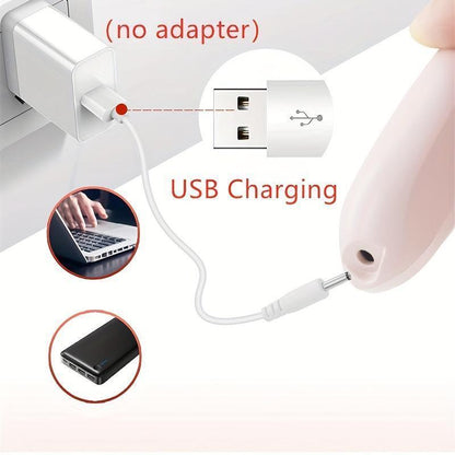 Tiktokshopbacktoschool Rechargeable Electric Foot Dead Skin Remover, Cordless Pedicure Machine, Foot Grinder, Portable Foot File Cleaning Tool for Home and Travel, Winter Gift, Valentine'S Day Gift, Electric Foot File, Foot Dead Skin Remover