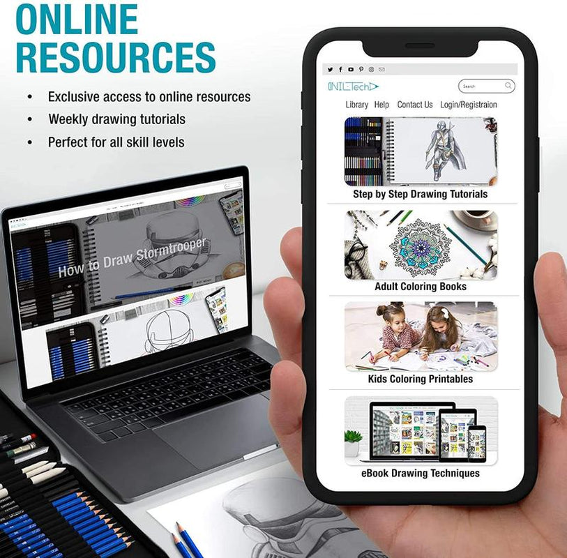 Fine Point Pen and Brush Pens Dual Tip Markers Set - 36 Pieces Art Supplies