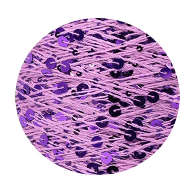 Sequins Yarn DIY for Woman Woollen Sweater Hat Scarf COOMAMUU