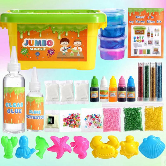 Halloween Fall Gift Ultimate Slime Kit for Girls 7-12 Years Old, Party Favor Gifts Slime Stress Relief Toy Scented Sludge Toy for Kids,Complete DIY Slime Making Kit for Kids and Boys.