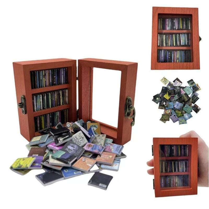 Creative Book Design Book End, Mini Book End Ornament, Decorative Bookend for Home Office Desk, Home Decor, Room Decor