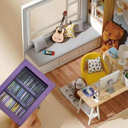 Creative Book Design Book End, Mini Book End Ornament, Decorative Bookend for Home Office Desk, Home Decor, Room Decor