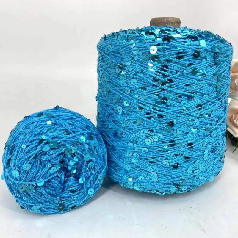 Sequins Yarn DIY for Woman Woollen Sweater Hat Scarf COOMAMUU