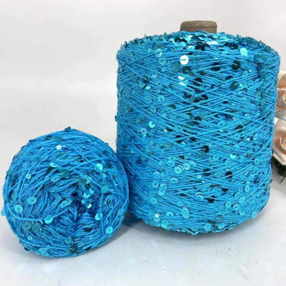 Sequins Yarn DIY for Woman Woollen Sweater Hat Scarf COOMAMUU