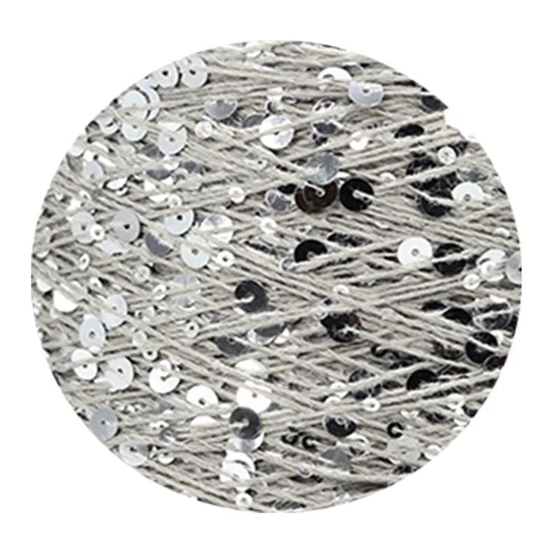 Sequins Yarn DIY for Woman Woollen Sweater Hat Scarf COOMAMUU
