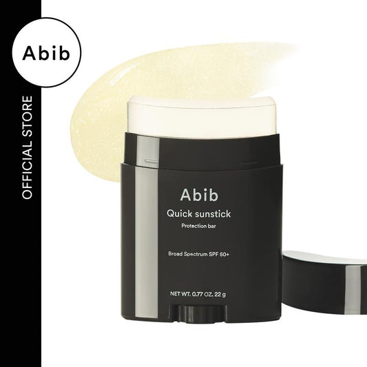 [Abib Official] Abib Quick Sunstick Protection Bar SPF50+. 22G｜Lightweight, No Whitecast, over Themakeup, Korean Suncreen Stick, Ceramide NP