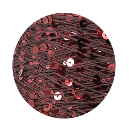 Sequins Yarn DIY for Woman Woollen Sweater Hat Scarf COOMAMUU
