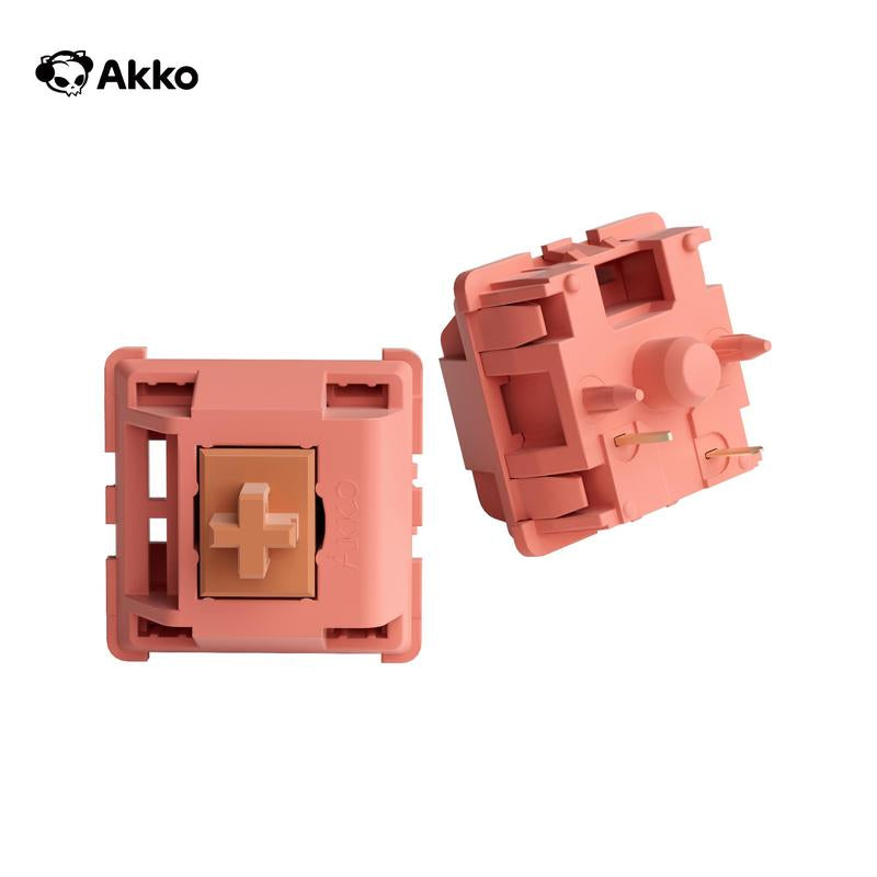 AKKO Linear Switches, 45Pcs/Box 5-Pin RGB LED Slot Mechanical Axis, Keyboard Accessories for Mechanical Keyboard & DIY Keyboard Kit