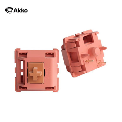 AKKO Linear Switches, 45Pcs/Box 5-Pin RGB LED Slot Mechanical Axis, Keyboard Accessories for Mechanical Keyboard & DIY Keyboard Kit