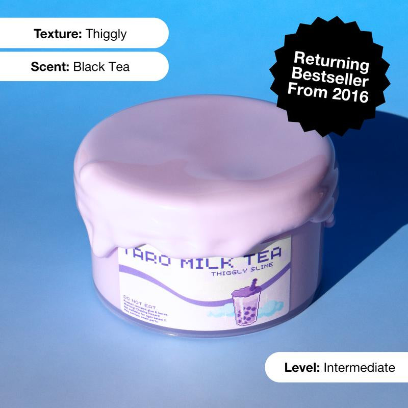 Taro Milk Tea - OG Slimes 7 Oz Thiggly Slime