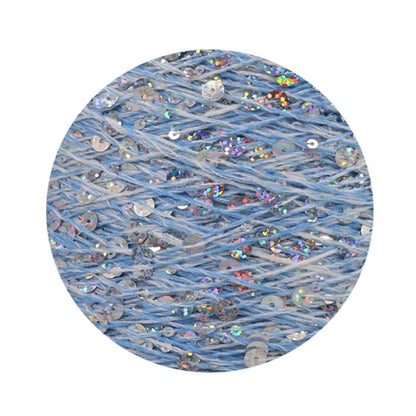 Sequins Yarn DIY for Woman Woollen Sweater Hat Scarf COOMAMUU