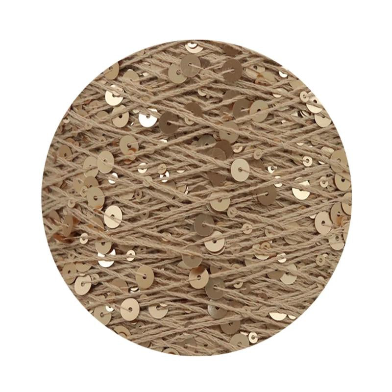 Sequins Yarn DIY for Woman Woollen Sweater Hat Scarf COOMAMUU