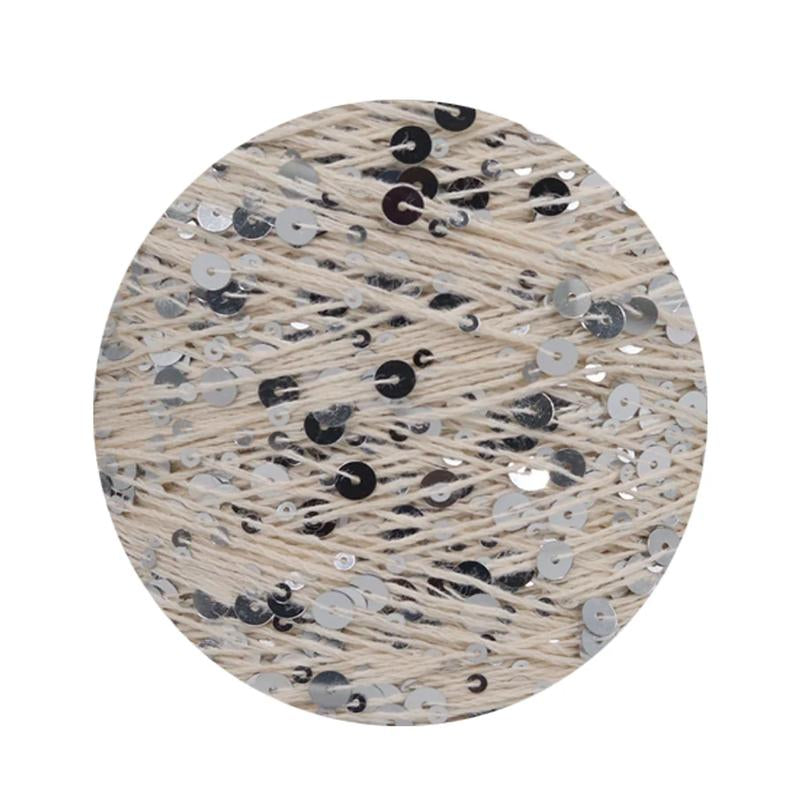 Sequins Yarn DIY for Woman Woollen Sweater Hat Scarf COOMAMUU