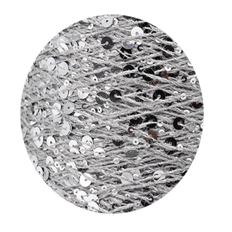 Sequins Yarn DIY for Woman Woollen Sweater Hat Scarf COOMAMUU
