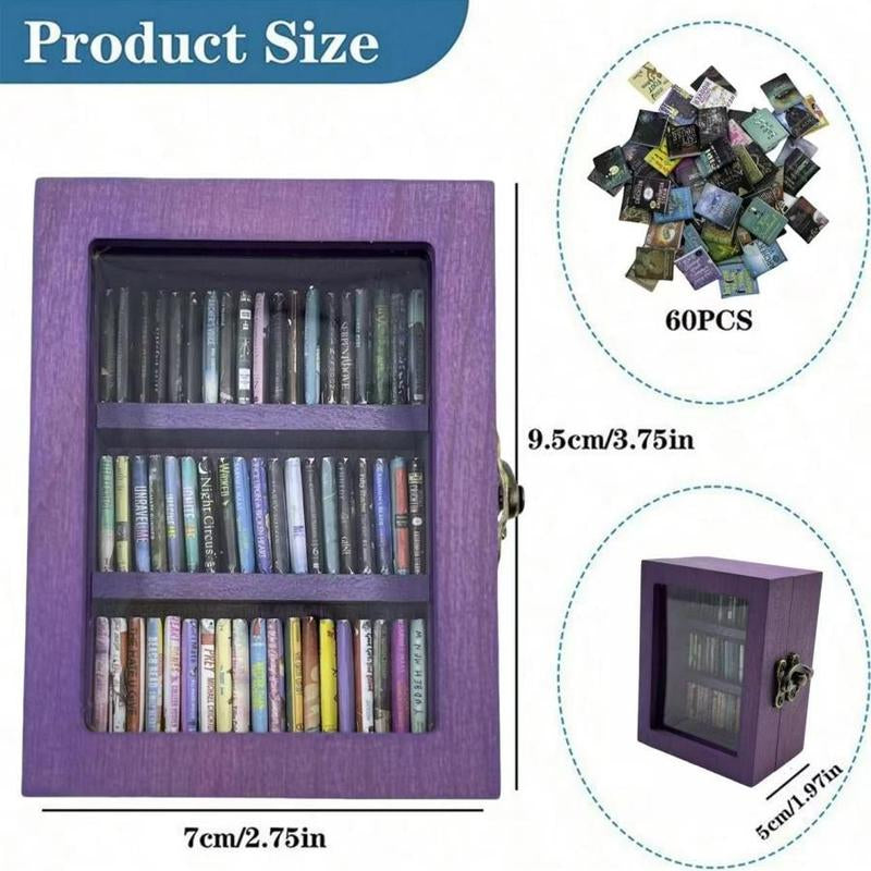 Creative Book Design Book End, Mini Book End Ornament, Decorative Bookend for Home Office Desk, Home Decor, Room Decor