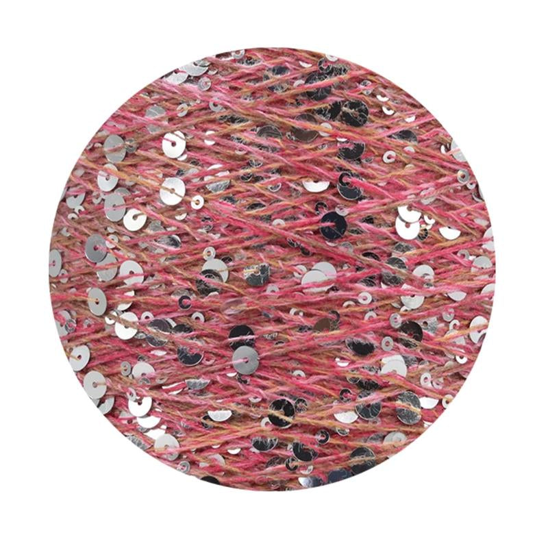 Sequins Yarn DIY for Woman Woollen Sweater Hat Scarf COOMAMUU