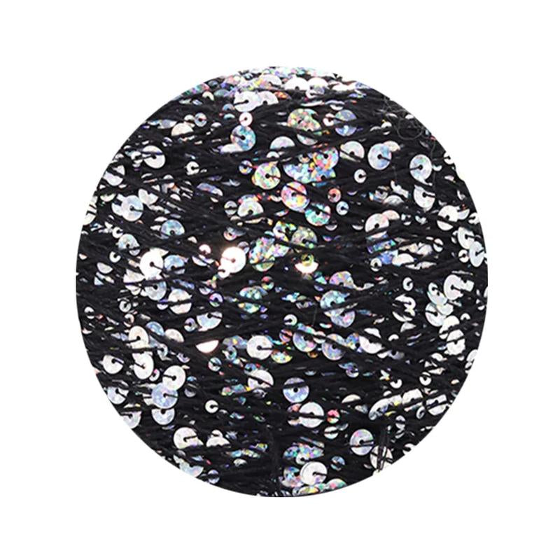 Sequins Yarn DIY for Woman Woollen Sweater Hat Scarf COOMAMUU