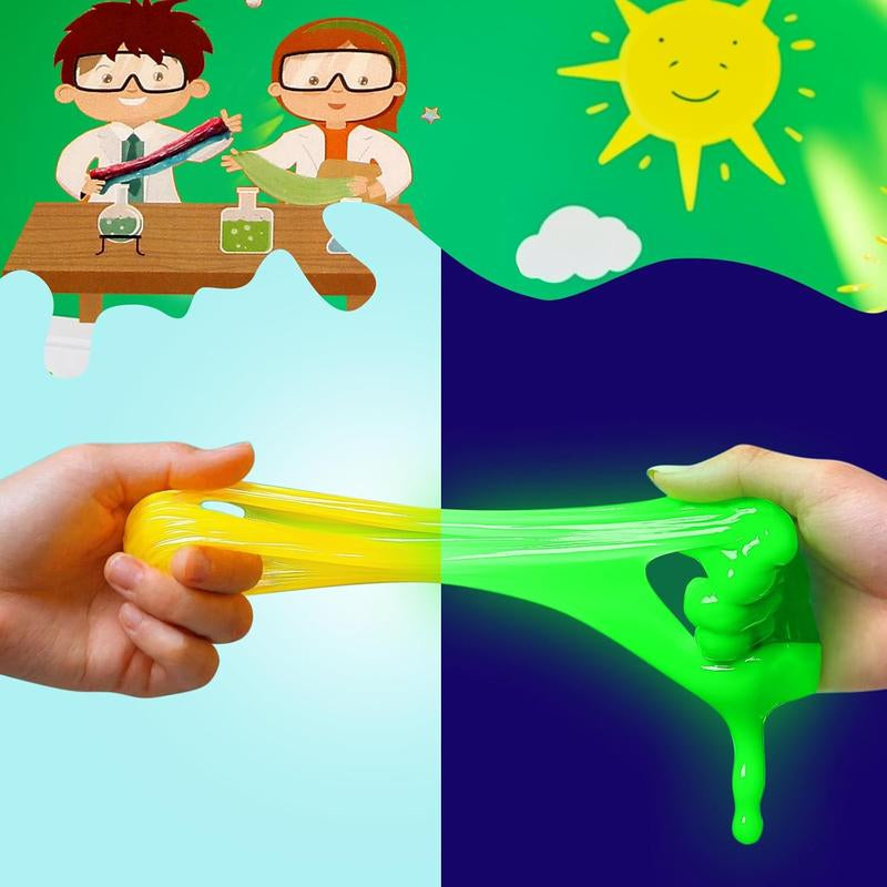 Halloween Fall Gift Ultimate Slime Kit for Girls 7-12 Years Old, Party Favor Gifts Slime Stress Relief Toy Scented Sludge Toy for Kids,Complete DIY Slime Making Kit for Kids and Boys.