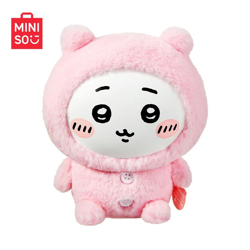 Miniso Chiikawa Pajama Plush Dolls | Adorable Vinyl & Plush Figures, Perfect for Ita Bags, Desk Decor & Gifts for Her