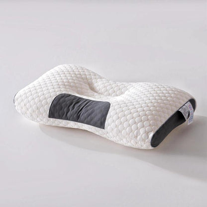 [Massage ] Soft Adjustable Ergonomic Knitted Massage Orthopedic Contour Support Neck Pillow