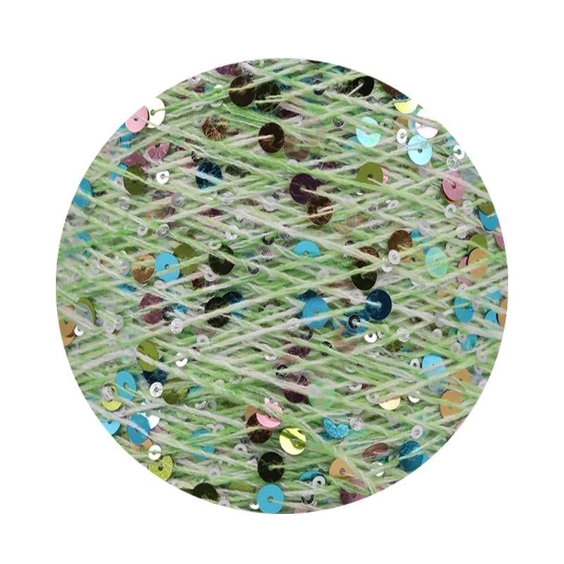 Sequins Yarn DIY for Woman Woollen Sweater Hat Scarf COOMAMUU